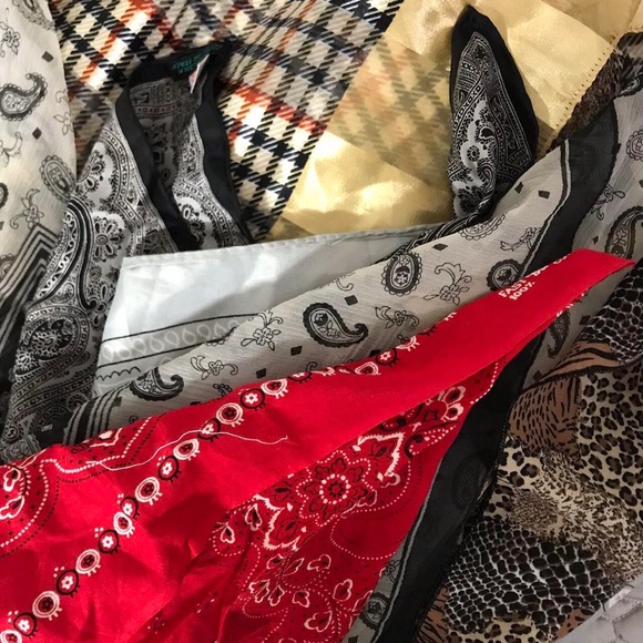 6 scarves bandannas bundle pack - Picture 1 of 4